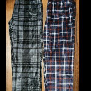 LAST CALL!! 2 Pairs NWOT Mens Sz Sm Pajama Pants, Approx 29" Inseam, Super Soft